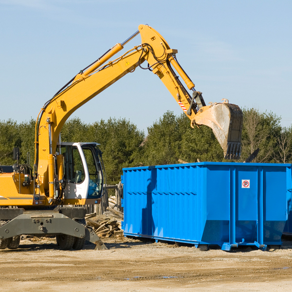 what kind of safety measures are taken during residential dumpster rental delivery and pickup in Brook Highland